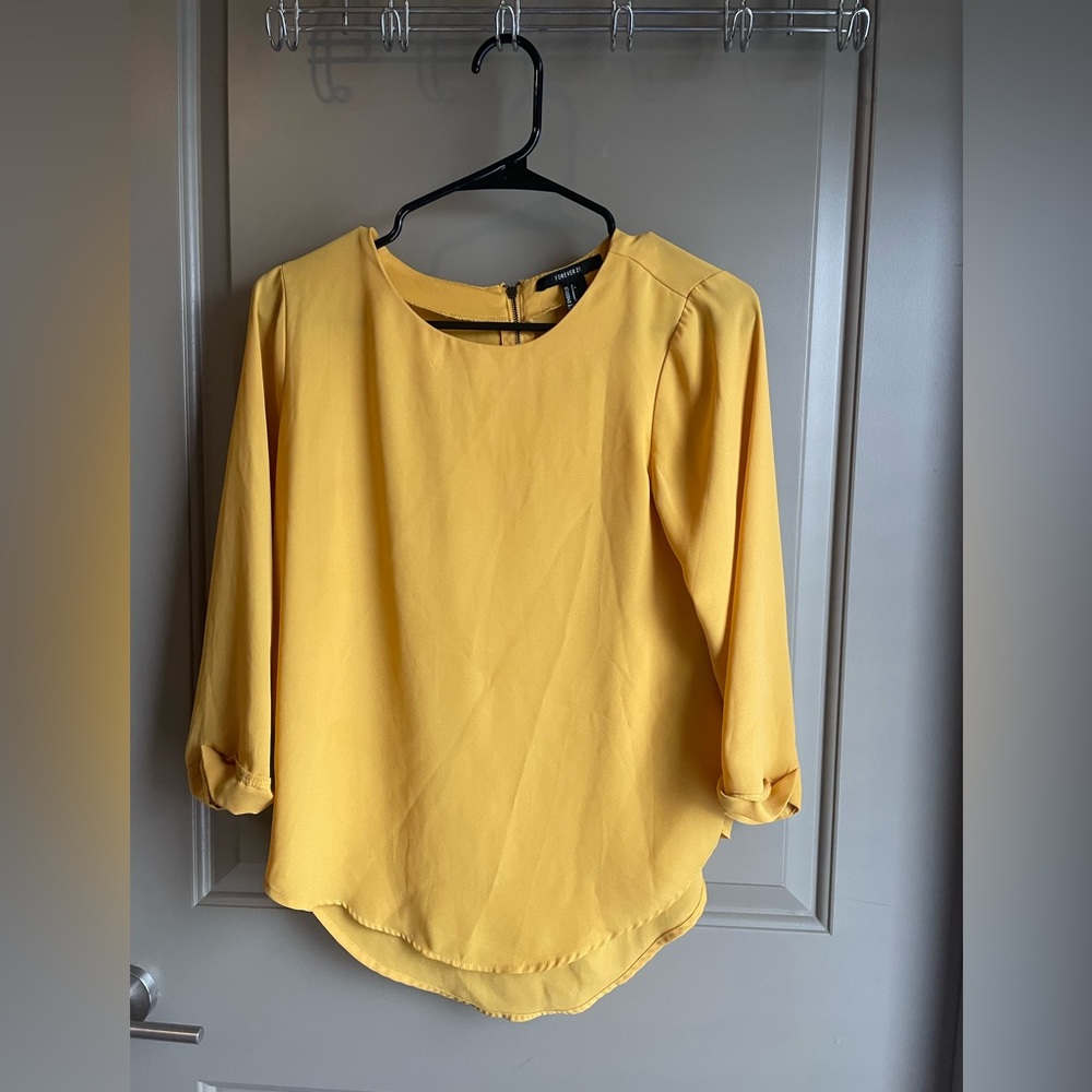Yellow blouse